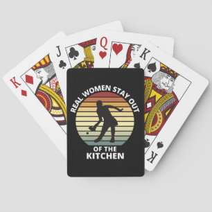 Jeu De Cartes Femmes de pickleball drôle vintage