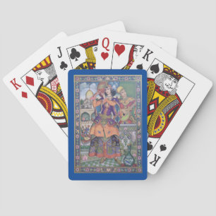 Jeu De Cartes Femmes indiennes vintages jouant aux cartes