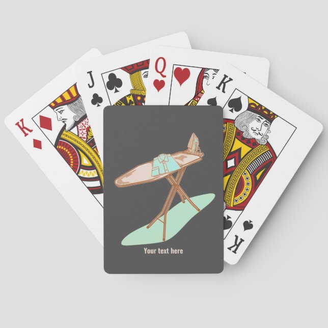 Jeu De Cartes Fer et table à repasser (dos)