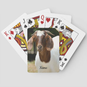 Jeu De Cartes Ferme de chèvres de Boer personnalisée