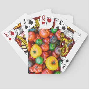Jeu De Cartes Fermes   Récolte colorée de tomates