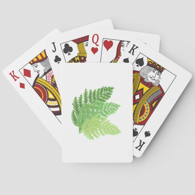 Jeu De Cartes Fermes vertes (dos)