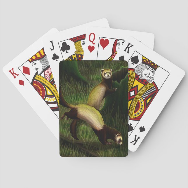 Jeu De Cartes Ferrets playing cards (dos)