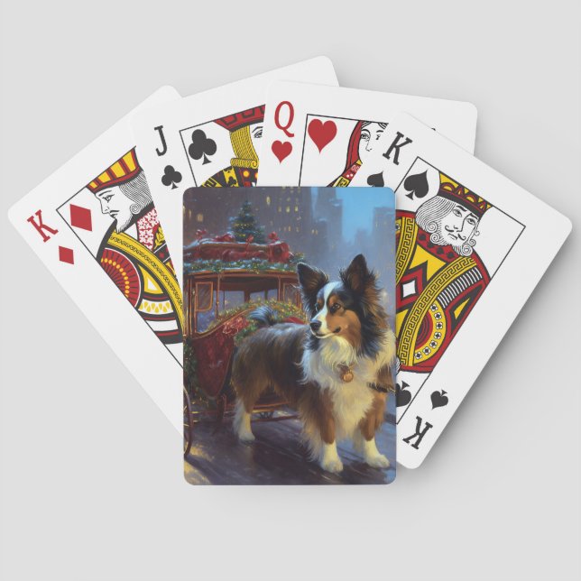 Jeu De Cartes Festin de Noël de Papillon (dos)