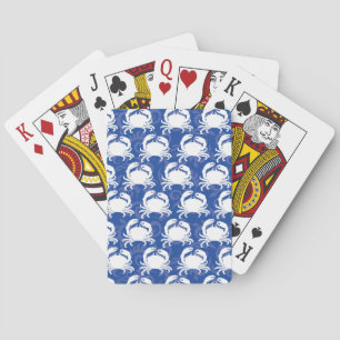 Jeu De Cartes Fête de crabe en bleu
