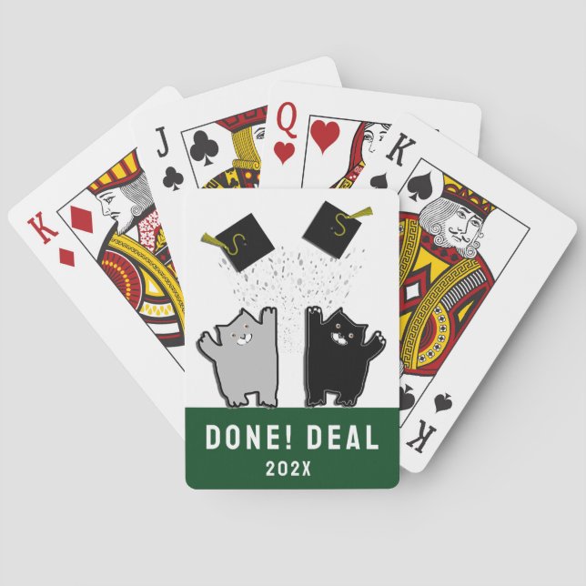 Jeu De Cartes Fête de graduation Jouer des cartes (dos)