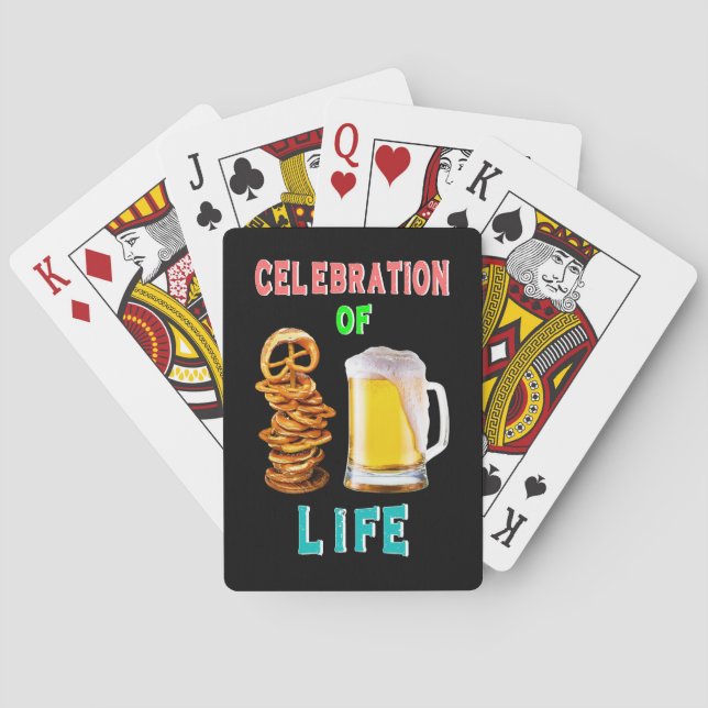 Jeu De Cartes Fête De La Vie Pretzel Volksfest Oktoberfest (dos)