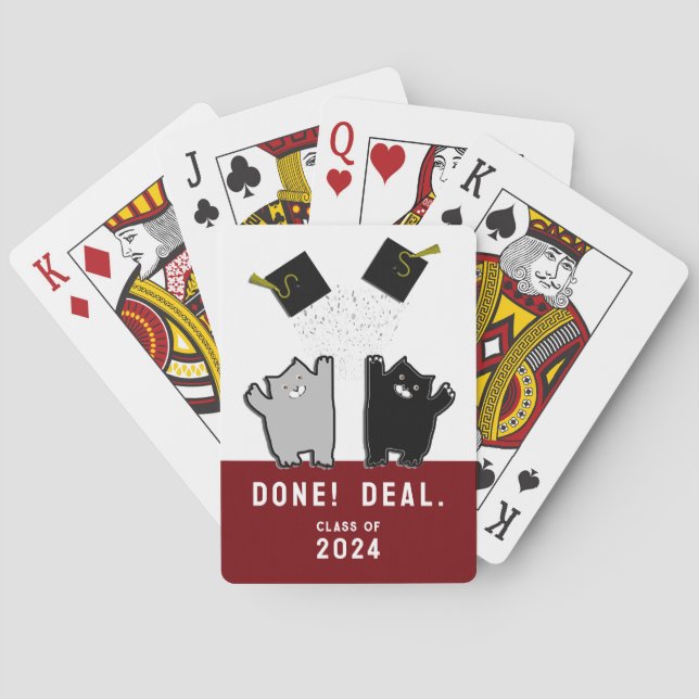 Jeu De Cartes Fête de l'obtention du diplôme (dos)