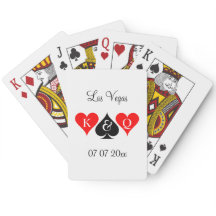 Fête de mariage à thème Las Vegas pour jouer aux c