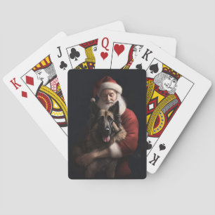 Jeu De Cartes Fête de Noël du berger de Belgique