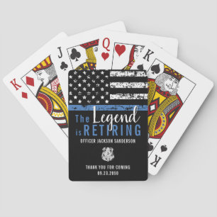 Jeu De Cartes Fête de retraite d'un agent de police