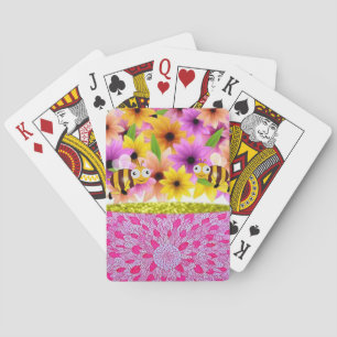 Jeu De Cartes Fête des Mères Jouer Carte Deck Bumblebee
