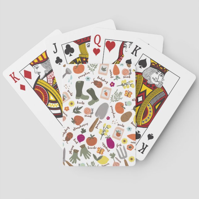 Jeu De Cartes Fête du jardin (dos)