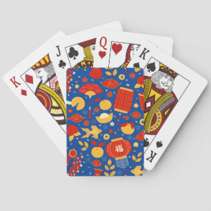 Jeu De Cartes Fête du Nouvel An Chinois Jouer aux cartes
