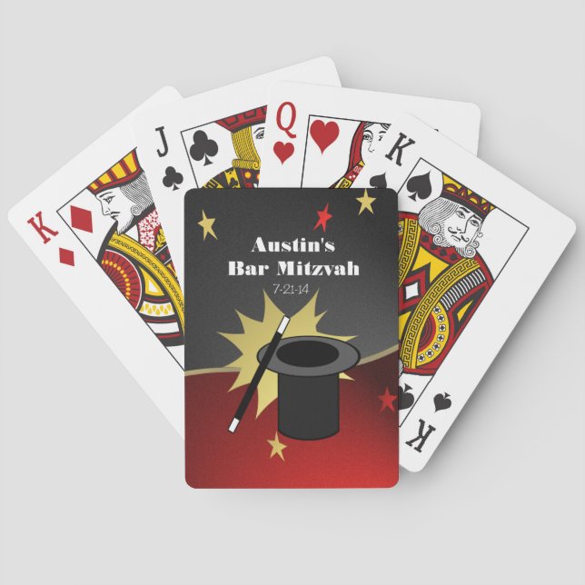 Jeu De Cartes Fête Magic Show Favoriser (dos)