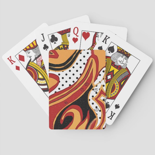 Jeu De Cartes Feu (dos)