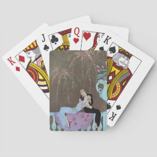 Jeu De Cartes Feu d'artifice Art Déco vintage Le Feu, George Bar
