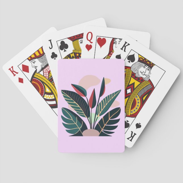 Jeu De Cartes Feuille (dos)