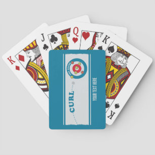Jeu De Cartes Feuille de curling Pierre de curling
