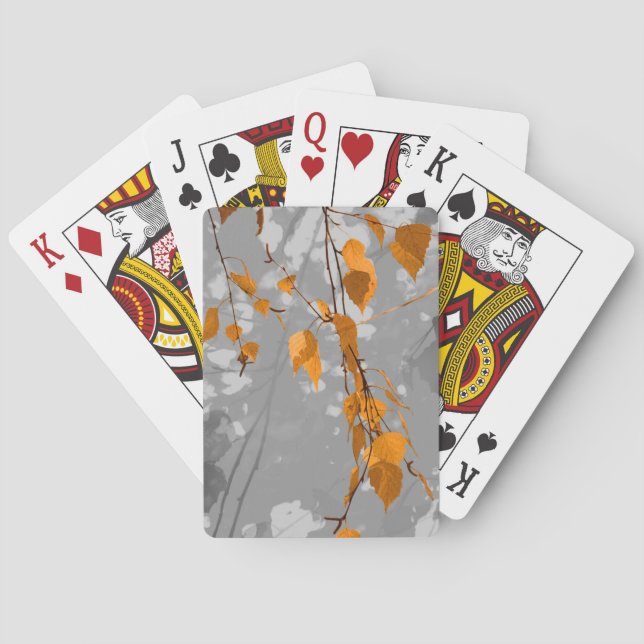 Jeu De Cartes Feuilles d'automne (dos)