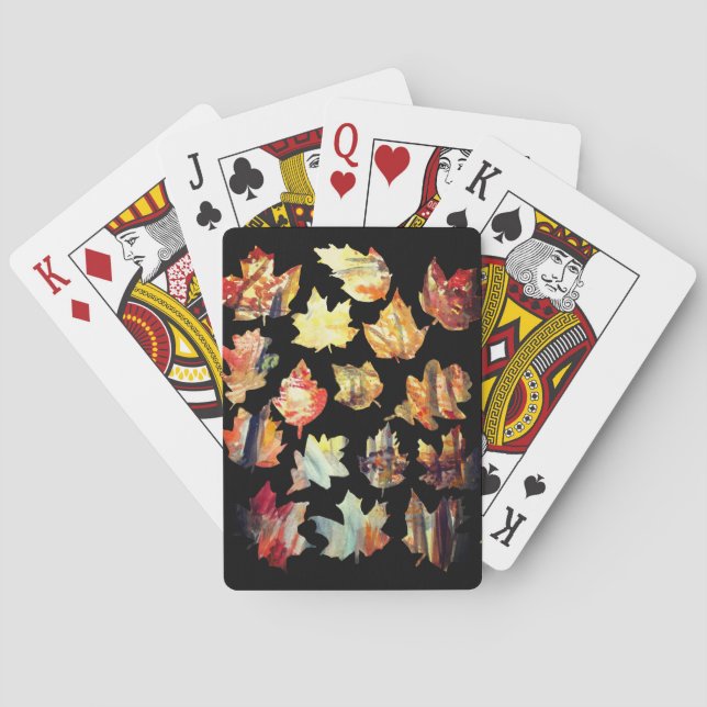 Jeu De Cartes Feuilles d'automne (dos)