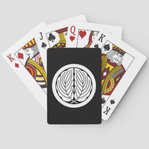 Jeu De Cartes Feuilles de chêne étreintes en cercle