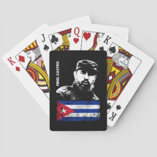 Jeu De Cartes Fidel Castro Cuba Révolution Drapeau cubain