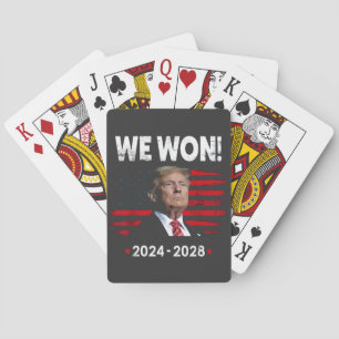 Jeu De Cartes Fier MAGA Président Trump Jour d'investiture gagné
