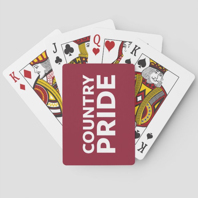 Jeu De Cartes Fierté de pays (dos)