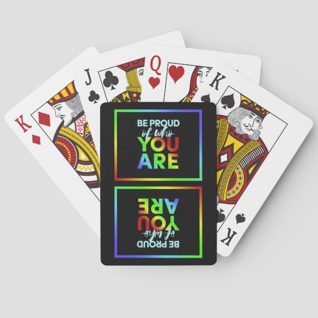 Jeu De Cartes Fierté jouer aux cartes (dos)