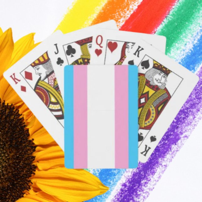 Jeu de cartes Fierté Trans (Créateur téléchargé)