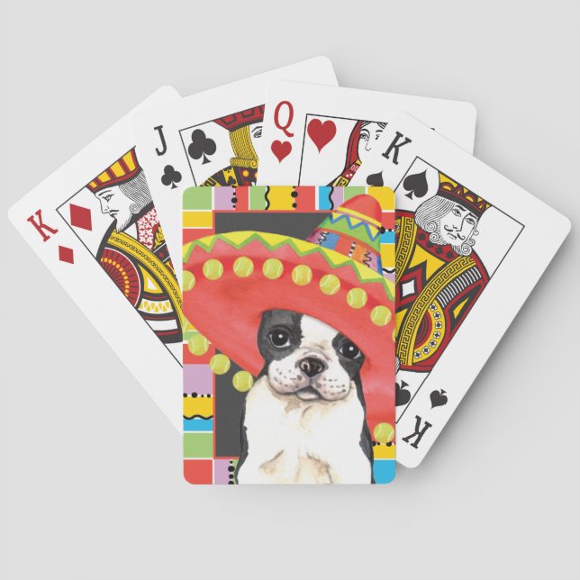 Jeu De Cartes Fiesta Boston Terrier (dos)