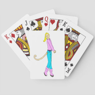 Jeu De Cartes fille avec une queue