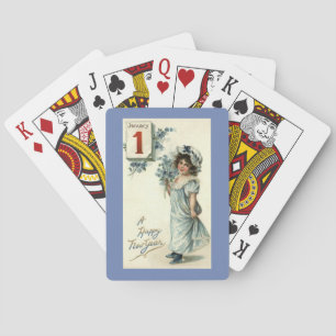 Jeu De Cartes Fille de nouvelle année