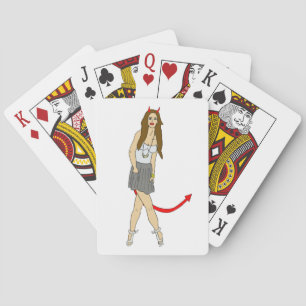 Jeu De Cartes fille diabolique