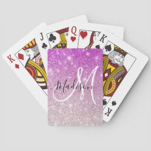 Jeu De Cartes Fille & Glam Purple Parties scintillant Étincelles