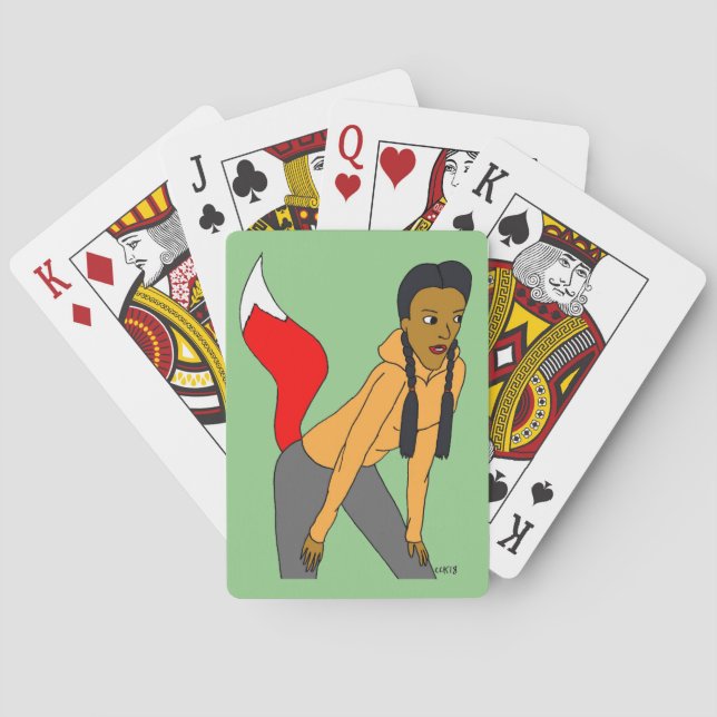 Jeu De Cartes fille rusée  (dos)