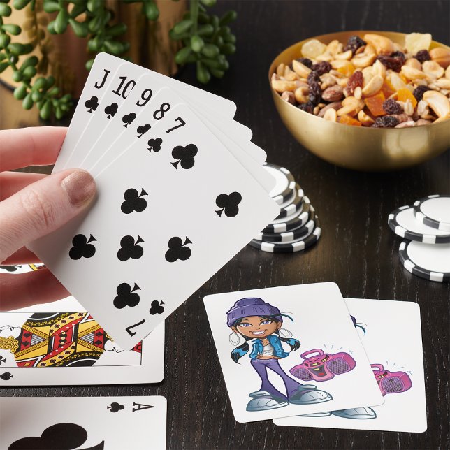 Jeu De Cartes Fille super Avec Stéréo (Créateur téléchargé)