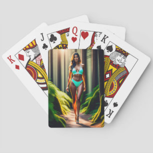 Jeu De Cartes fille ultra réaliste en bikini Playing Cards