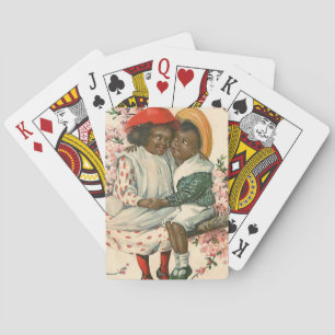 Jeu De Cartes Filles afro-américaines Vintages