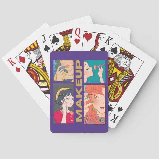 JEU DE CARTES FILLES MAKEUP (dos)
