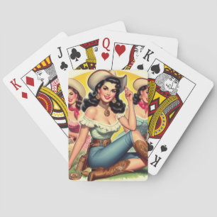Jeu De Cartes Filles vintages