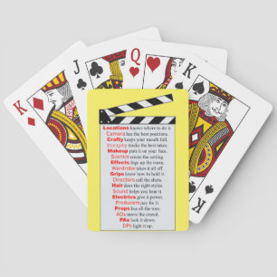 Jeu De Cartes Film Crew empile le pont pour de nouveaux films Le