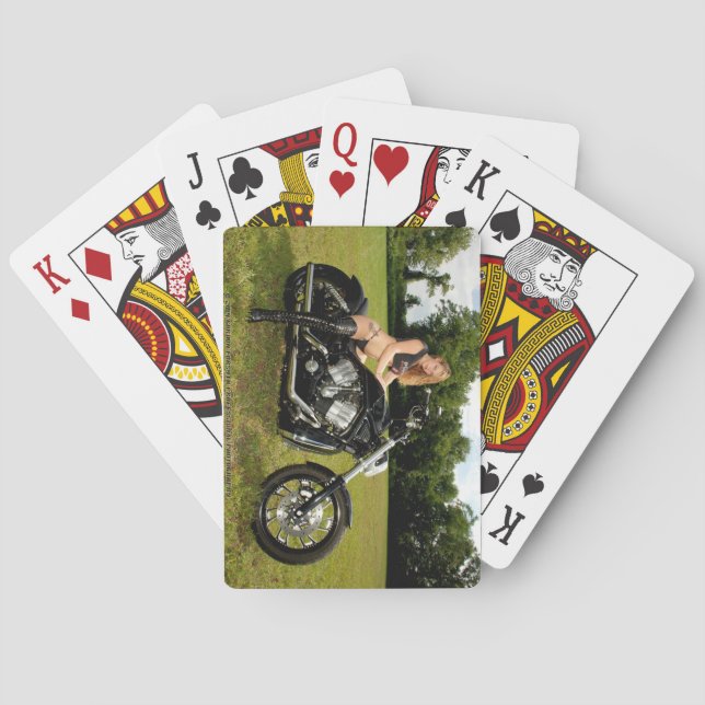 Jeu De Cartes Fils d'anarchie avec l'iris d'ange d'alt (dos)