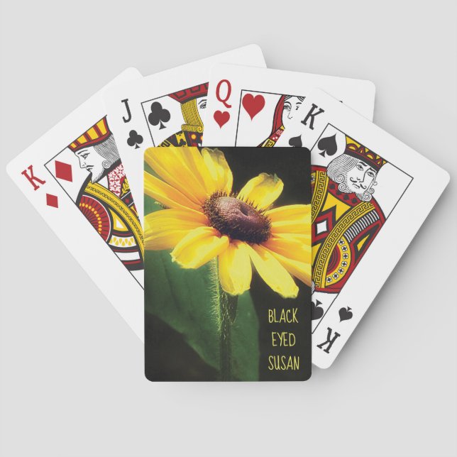 Jeu De Cartes Fine Art Black Eyed Susan Yellow Photo (dos)