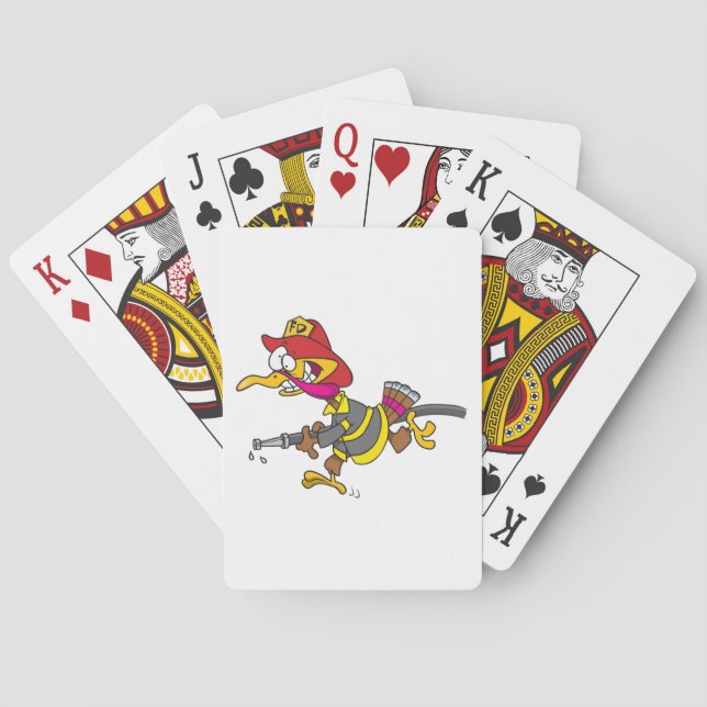 Jeu De Cartes Firefighter Turkey with Hose (dos)