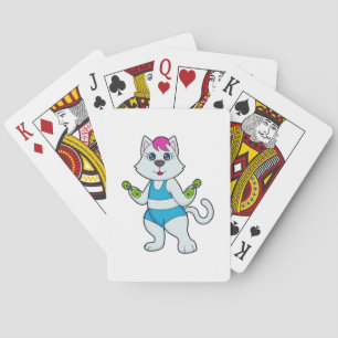 Jeu De Cartes Fitness Cat Dumbbell