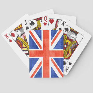 Jeu De Cartes Flag de Grunge