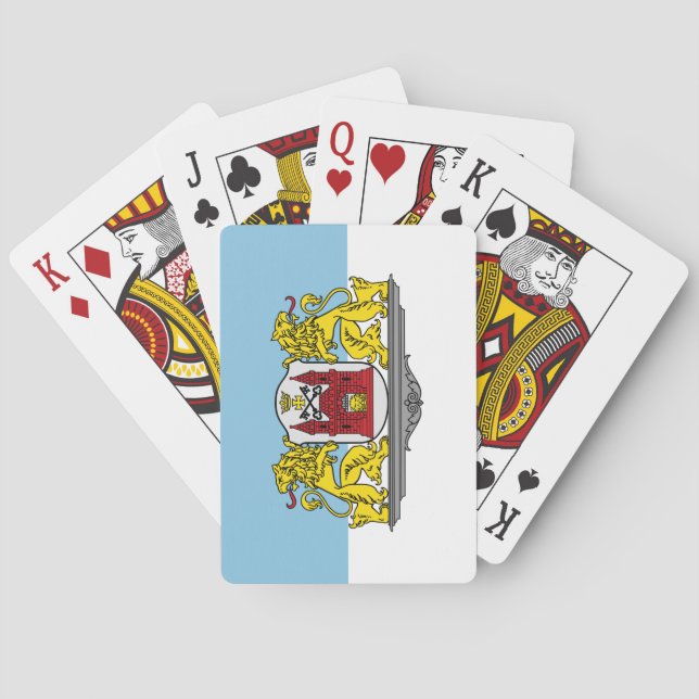 Jeu De Cartes Flag of Riga, Latvia Playing Cards (dos)