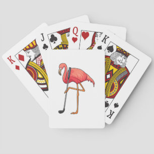 Jeu De Cartes Flamant rose à Golf avec Golf Club